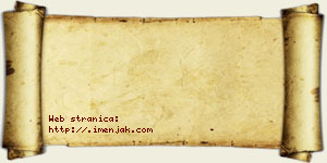 Žanka Peruničić vizit kartica